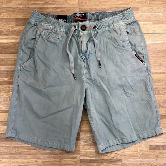 Superdry Men's Sunscorched Chino Shorts Blue 31 W Chino Shorts - JL372 - Picture 1 of 11